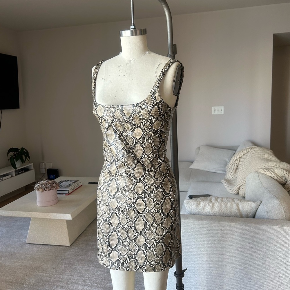 ZARA Python dress